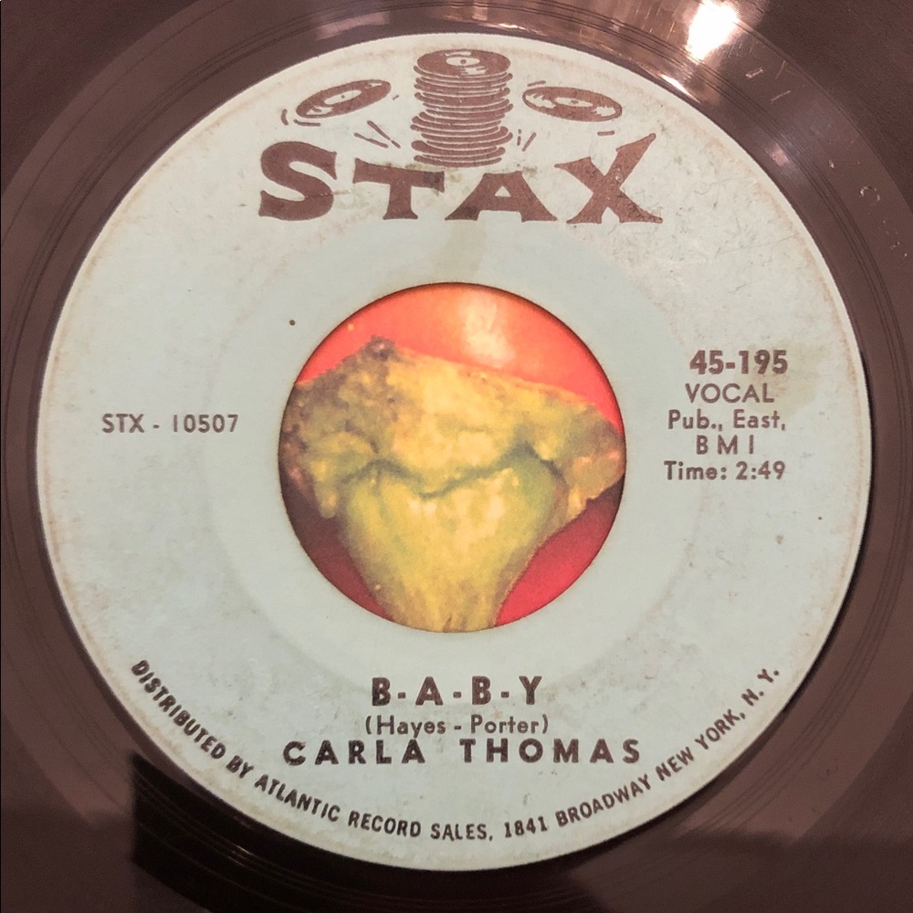 Carla Thomas 'B-A-B-Y' 45 RPM Vinyl Record ‘66